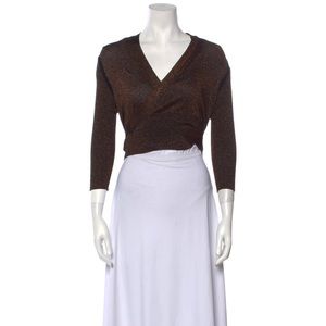 Ohne Titel Wrap Crop Top